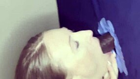 Brandi love how this BBC stranger bareback creampies your pregnant milf at gloryhole right?