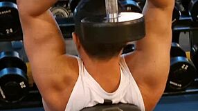 met this blonde with swollen pussy at gym, now she's gaping for my cock