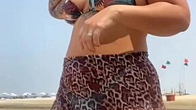 beach african hunk oils my swollen pussy lips?