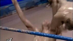 WWF Ivory slams Miss Kitty in epic mud wrestling match