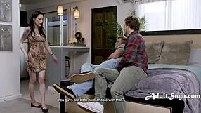 whoa virgin guys' first wild 3some with anna de ville doing ass to mouth double anal gaping 😲🍑💦🔥