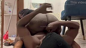 a sexy ebony bbw goddess gives quick golden shower then demands ass licking from her worshipper