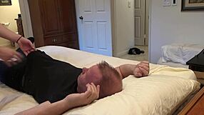 scarlett johnson gags on cock choking deep in pov fuck