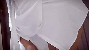 Hey, watch me sway seductively while groping these huge natural tits and nipples