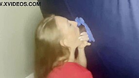 Brandi love how this BBC stranger bareback creampies your pregnant milf at gloryhole right?