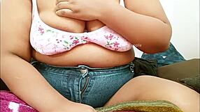 North Indian Girl Flaunts Her Massive Sexy Tits