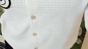 beautiful indian girl relaxes with gentle fingering during her private yoga session