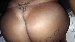 BIG BLACK COCK BAREBACKS FAT BBW ASS IN STEAMY SAUNA FUCK