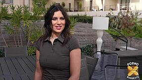 laury hot french milf slut lifted high by two strong hung guys