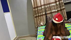 riding stepbro's huge black cock feels amazing