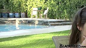 Busty Brunette Ebony Takes Rough Anal from 9 Inch BBC Deep in Juicy Ass