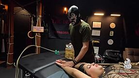 Bound Latina Feels Deep Humiliation from Master's Anal and Apprentice Thrusts