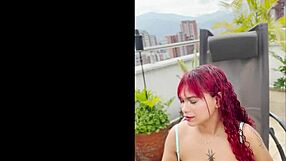 scarlette flame's teen pussy creampied by fat cock in casting