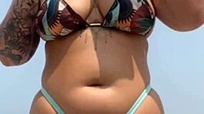 beach african hunk oils my swollen pussy lips?