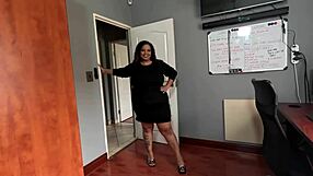 Office Whore Sucks Big Cock for Promotion in CFNM POV?