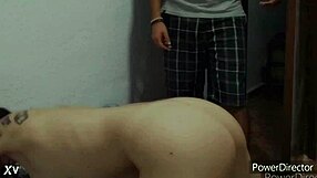 this hot couple fucks hard with emo friend watching up close