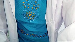 Doctor Girlfriend Rides Indian Big Cock Cowgirl on Bed