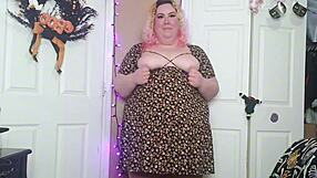 oh man, this desperate bbw hits orgasm in her sun dress