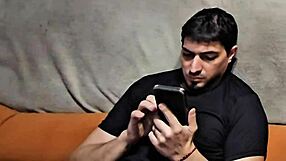 Madrasta Spies Enteado's Big Cock Then Rides to Creampie Orgasm