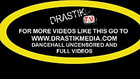 Heart racing as sexy Caribbean ladies skin out topless at wild dancehall party