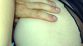 her stockings ripped wide no mercy as she rides cock close up