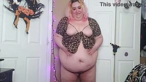 oh man, this desperate bbw hits orgasm in her sun dress