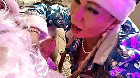 Fucking Aimee Santa Claus Cock Doggystyle Close-Up Intense