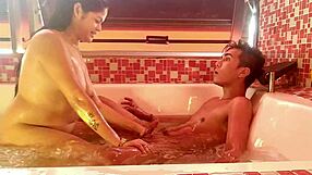 Rough riding my bull then doggy slammed hard in jacuzzi creampie finish!