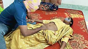 desi bhabhi in saree shares romantic moments with husband