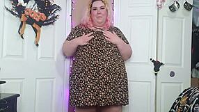 oh man, this desperate bbw hits orgasm in her sun dress