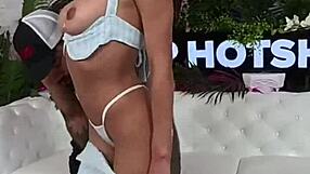 Chloe Amour chokes on deep throat fucking big cock