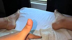amazing how i finger my big juicy colombian pussy by the window as neighbors watch me orgasm
