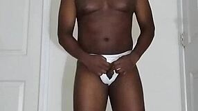 My first masturbation in white underwear since august