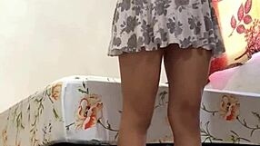 Ninfomana Begs Don't Tell Husband As She Upskirts Perfect Latina Teen Body!