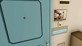 i peek at elise's vr peepshow pussy play