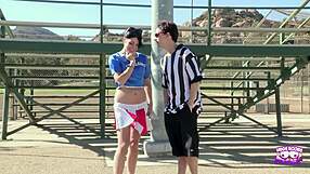 i spread my load all over this brunette bimbo's nasty face after deepthroat doggystyle