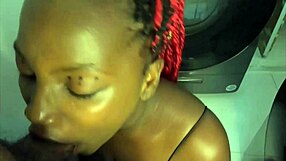 latina cutie doing laundry lets me deepthroat her sloppy mouth then swallow my cum 😍 homemade pov mastermeat1