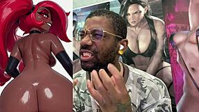 Big Tits Asian Babe Slams Fat Ebony Ass Reverse Cowgirl POV Hard