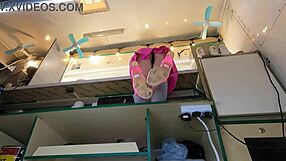 Hot 18-Year-Old's Sexy Upskirt Caught on Hidden Work Cam