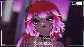 vrchat pole dancing montage full of smooth spins and fun moves