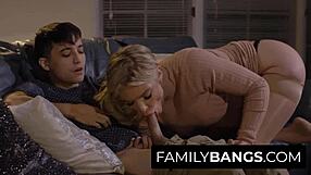 rick spanish stuffs rachael cavalli as son-in-law proving fidelity to his girlfriend's stepmom
