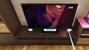 i peek at elise's vr peepshow pussy play