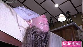 I can't stop spanking this masked sub slut's fat ass during rough punishment sessions