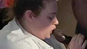 Bam Delivers Super Sloppy Big Black Cock Gobbling Deepthroat Facial Cumshot!