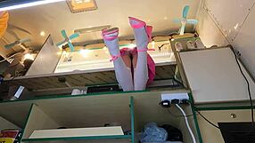 Hot 18-Year-Old's Sexy Upskirt Caught on Hidden Work Cam