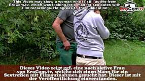 Skinny German Stepdaughter Gets Outdoor Pounding From Stepdad In Forest