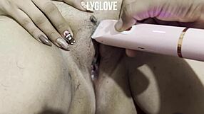 mexican housewife shaves her pussy smooth for gym anal pounding
