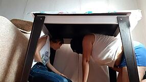 Wanna hide under table and finger ourselves from stepparents??