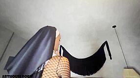 Petite Colombian Nun Squirts Wild and Drains Cock Completely
