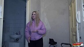 German scout charms big saggy titted nurse naomi into wild casting fuck